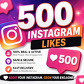 500 Instagram Likes (Fast Delivery)