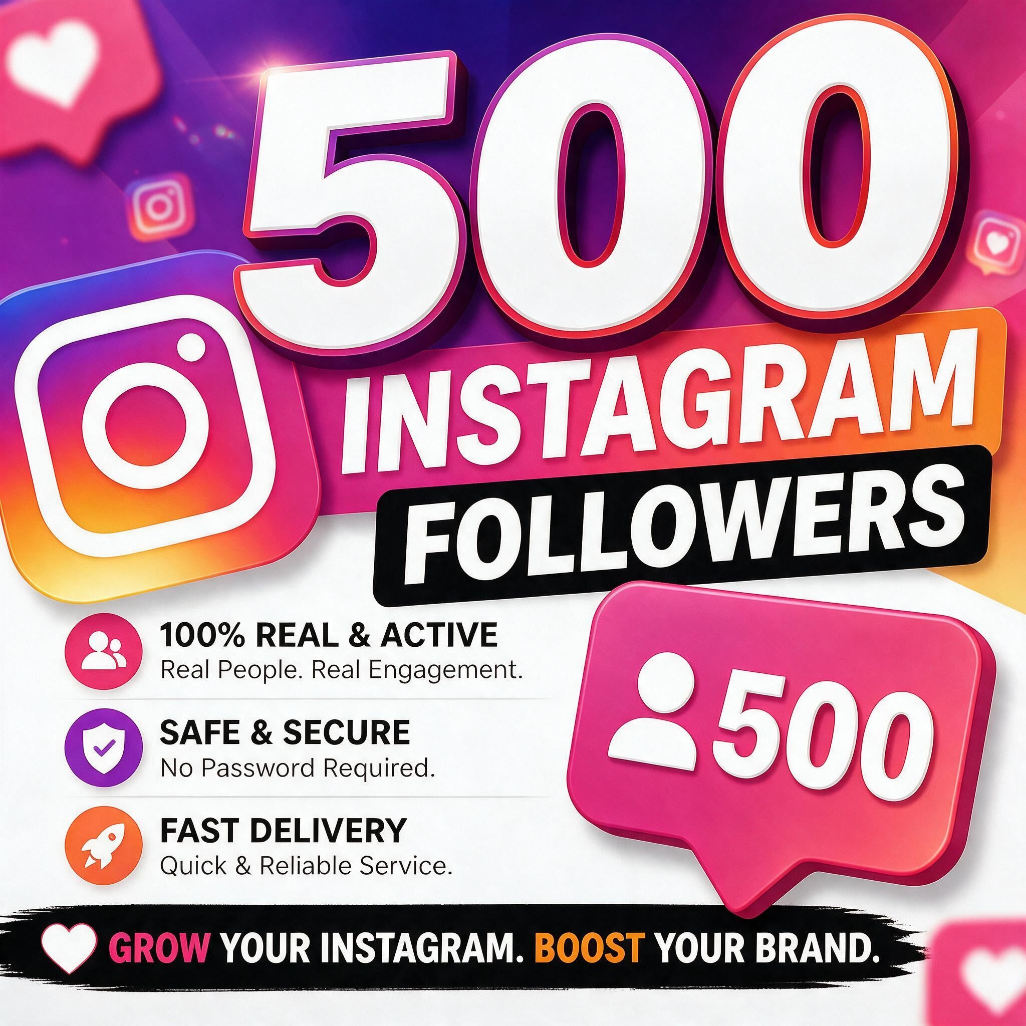 500 Instagram Followers